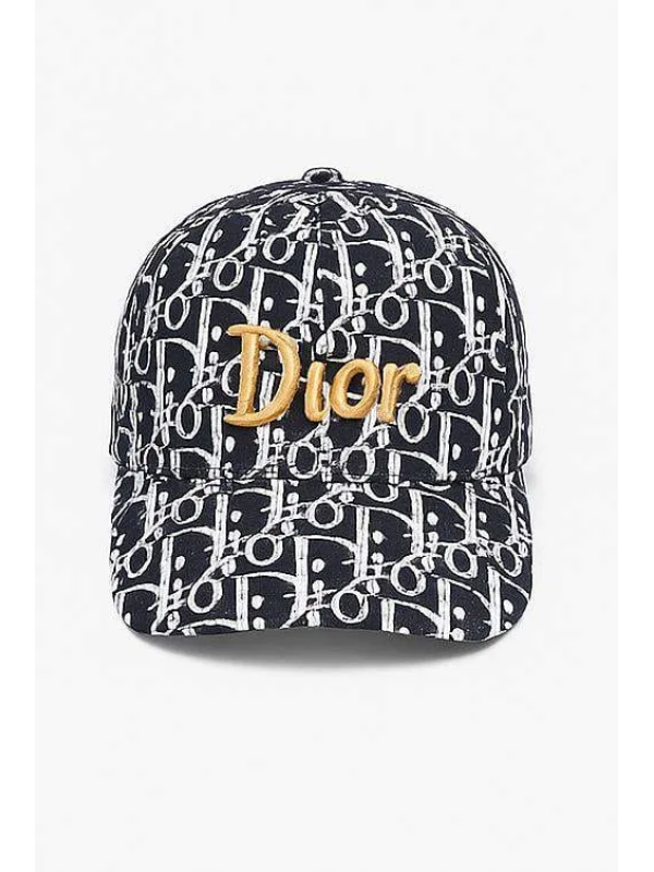 Dior Oblique Embroidered Cap – Unisex