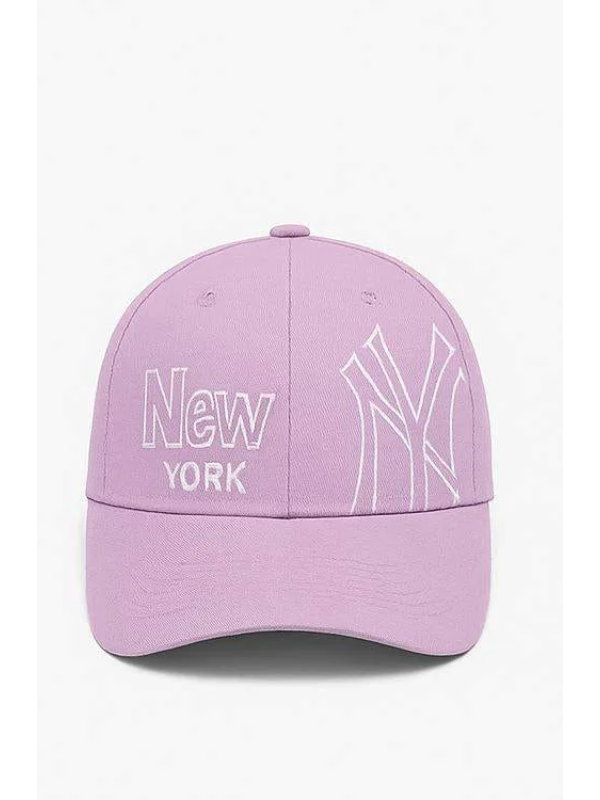 New York Embroidered Cap – Lavender Unisex